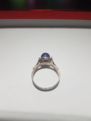 Sortija de lapislázuli