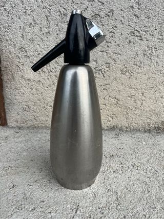 Sifón Vintage Sparklets England Acero Inox BOC