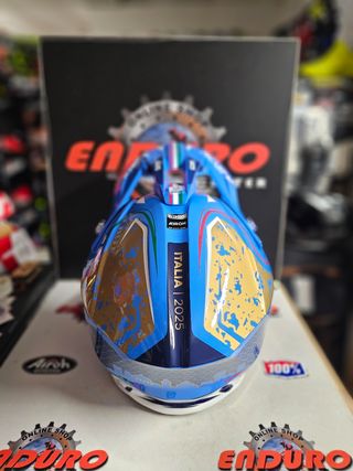 Capacete Airoh Wraaap Six Days Italia 25 T. M