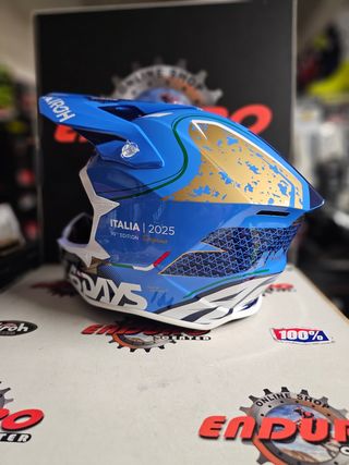 Capacete Airoh Wraaap Six Days Italia 25 T. M
