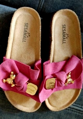 Sandalias SESAMALL rosas de lujo
