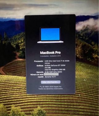 MacBook Pro i7 1TB 