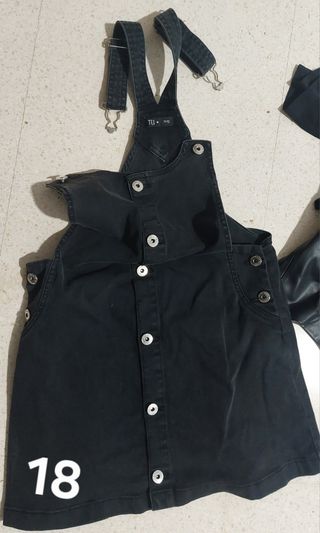 Abiti, camicie, pantaloni in similpelle, grembiule jeans per bambini