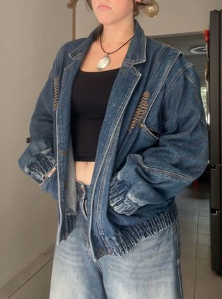 Chaqueta Vaquera Vintage Outdoor Oversize