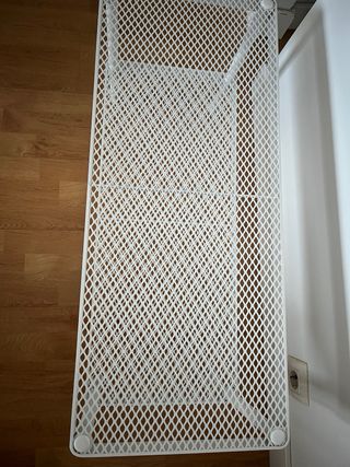 Zapatero Metálico Blanco