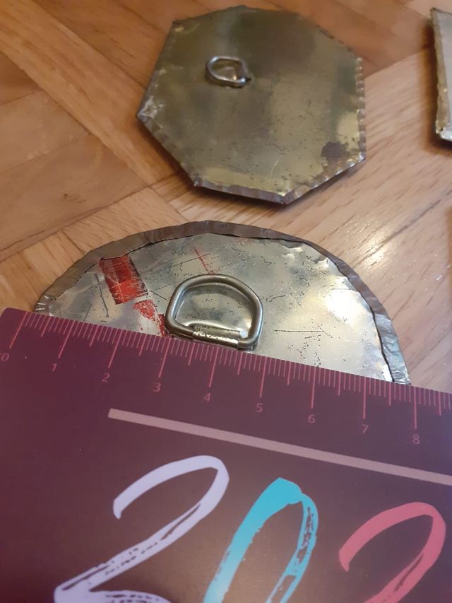 Lote 4  Espejos Marroquíes Metal y Cristal