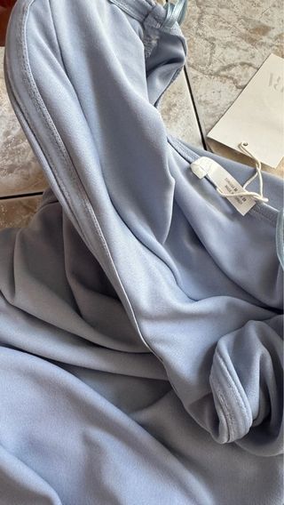 Vestido Zara azul claro talla M