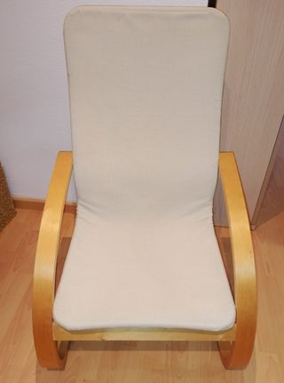 Silla IKEA Poäng Adulto Madera Beige