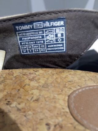 Sandalias cuña Tommy Hilfiger talla 37