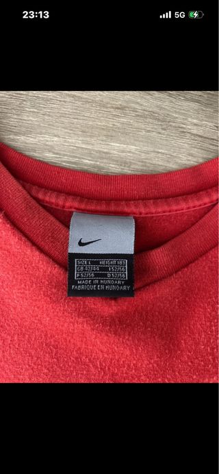 Camisa Nike Roja Negociable 