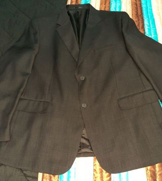 Traje de hombre talla 60 negro