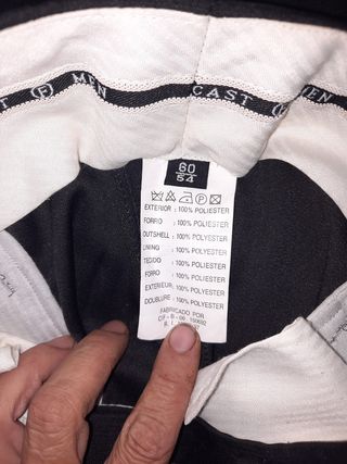 Traje de hombre talla 60 negro