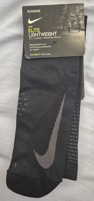 Calcetines Nike Running Elite Lightweight Negro
