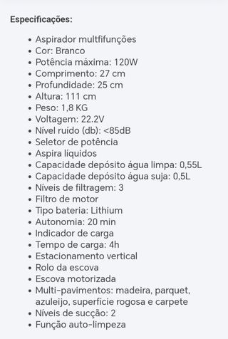 Aspirador Vertical Flama Aqua & Clean