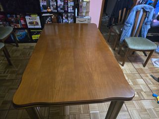 Mesa comedor madera. Extensible