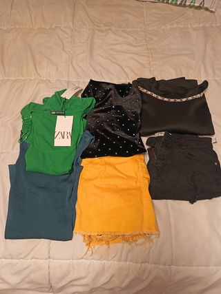 Lote 6 prendas ZARA Talla S