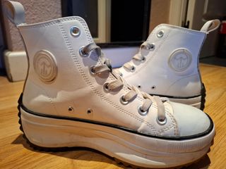 Deportivas Mujer Bota Blanca