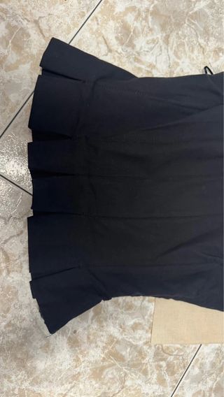 Top palabra de honor Zara negro M