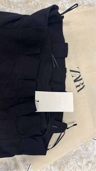 Top palabra de honor Zara negro M