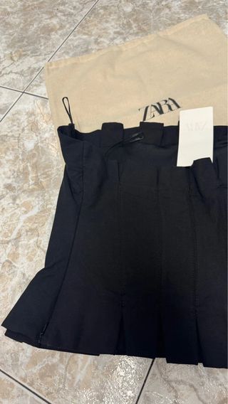 Top palabra de honor Zara negro M