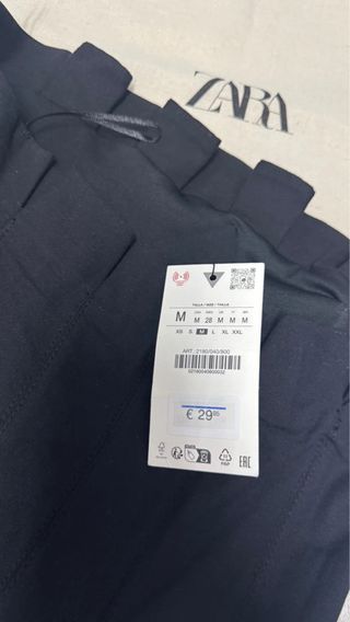 Top palabra de honor Zara negro M