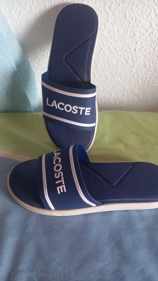 Chanclas Lacoste Azul