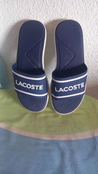 Chanclas Lacoste Azul