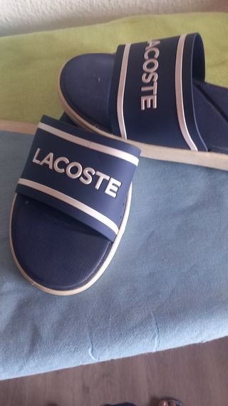 Chanclas Lacoste Azul