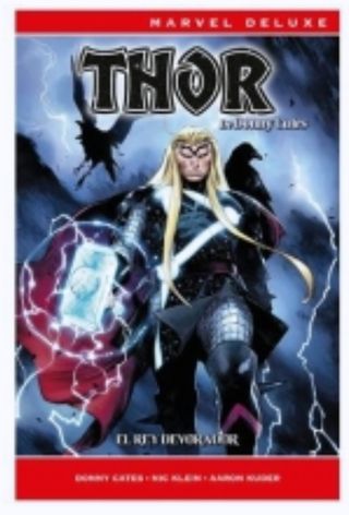 Marvel deluxe thor de donny cates 1. el rey dev...