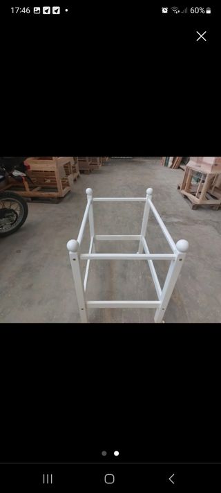 Estructura Minicuna Blanca