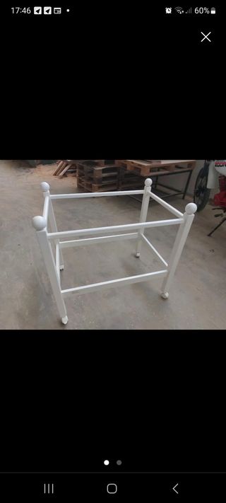 Estructura Minicuna Blanca