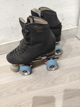 Patines artísticos Rondo Edea piel negros