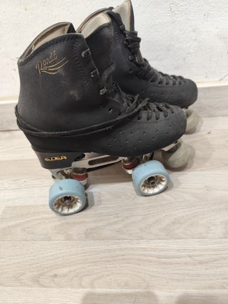 Patines artísticos Rondo Edea piel negros