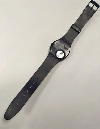 Raro Swatch 1984 Orologio Uomo Blu/Bianco
