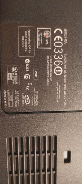 Portátil HP Compaq nx6110 Negro