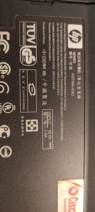 Portátil HP Compaq nx6110 Negro