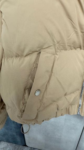 Cazadora Plumas Nude Missguided Talla L