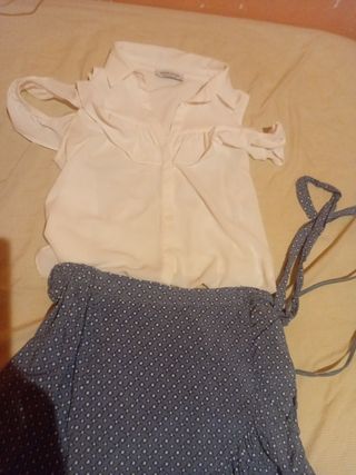 Conjunto/ Talla M y regalo bolsita azul