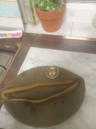 Gorra militar estilo boina