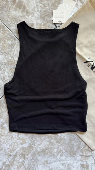 Top Zara Negro Talla S