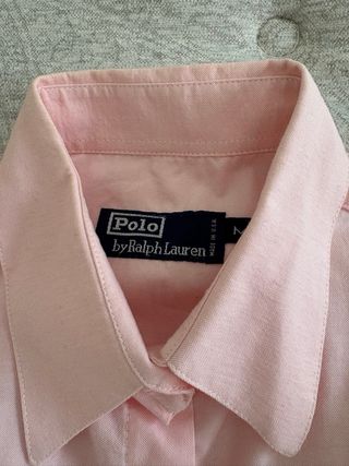 Camisa entallada Polo Ralph Lauren Rosa Talla M