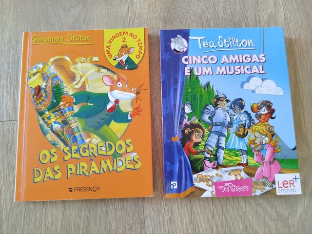 2 livros Stilton