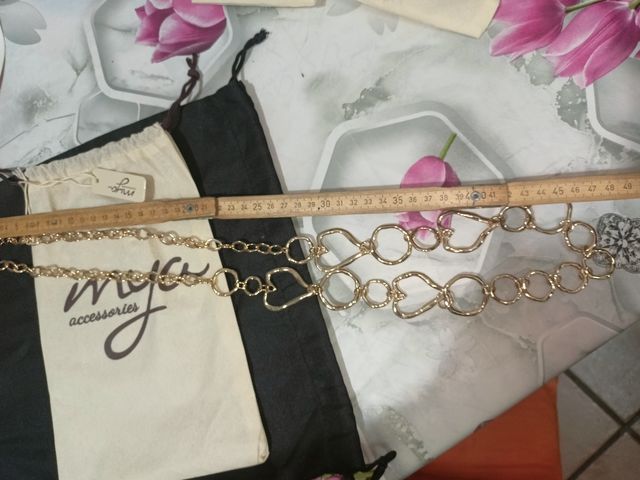 Collana Mya Accessories cuori intrecciati oro