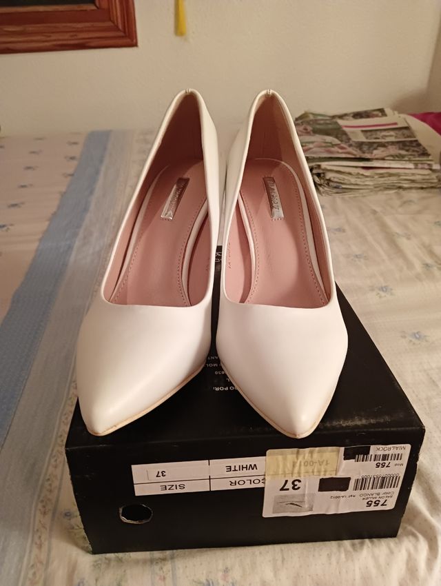 ZAPATOS DE TACON BLANCOS MIA ROCK