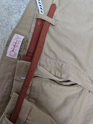 Pantalón chino beige mujer talla 42