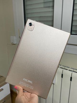 Tablet Facetel Q10 oro rosa con Teclado y Ratón