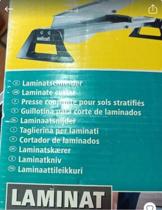 Cortadora de suelo laminado Wolfcraft LC600