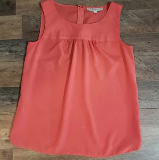 Blusa LOFT sin mangas naranja