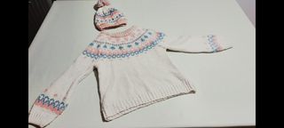 Jersey y gorro lana niña Mayoral 8-9 años