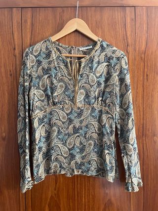 Blusa estampada cachemir